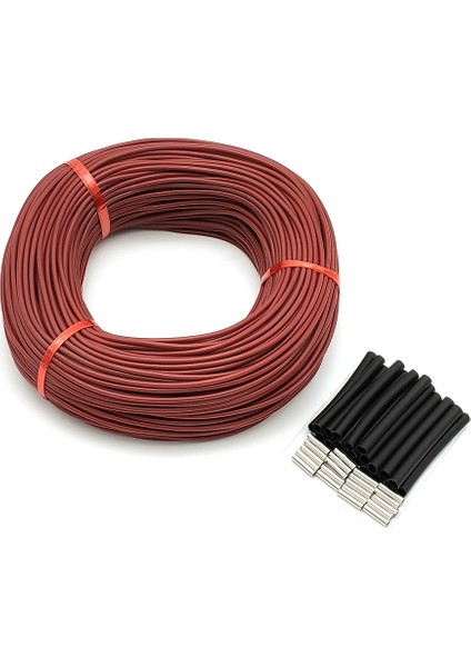 Yerden Isıtma Kablosu Merallı R12K 33ω/m Karbon Silikon Yalıtım 100 M indirimleri