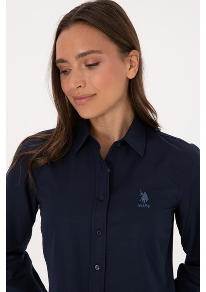 Kadın Lacivert Gömlek Basic 50307990-VR033 fiyatları