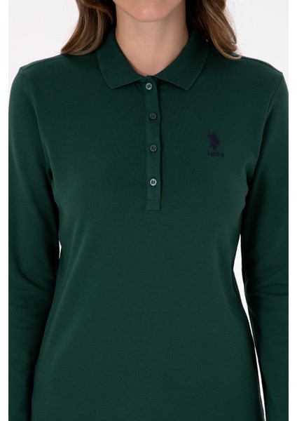 Kadın Koyu Yeşil Sweatshirt 50307755-VR079