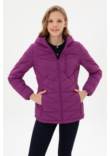 Kadın Menekşe Mont 50312004-VR037