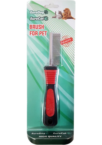 Techmrt Eurodog-Cat Pire Tarağı Dar Aralıklı