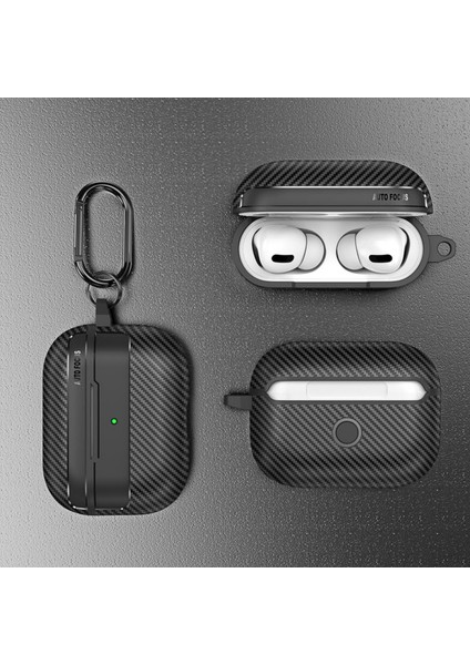 Pro 3. Nesil Uyumlu Karbon Fiber Hybrid Polymer Technology Premium Kulaklık Kılıfı