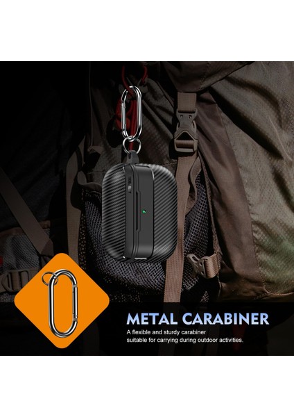 Pro 3. Nesil Uyumlu Karbon Fiber Hybrid Polymer Technology Premium Kulaklık Kılıfı indirimleri