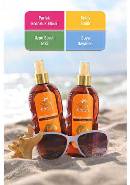 Yoğun Bronzlaştırıcı Havuç Yağı SPF 0 Cilde Parlaklık ve Yumuşaklık 200 ml indirimleri