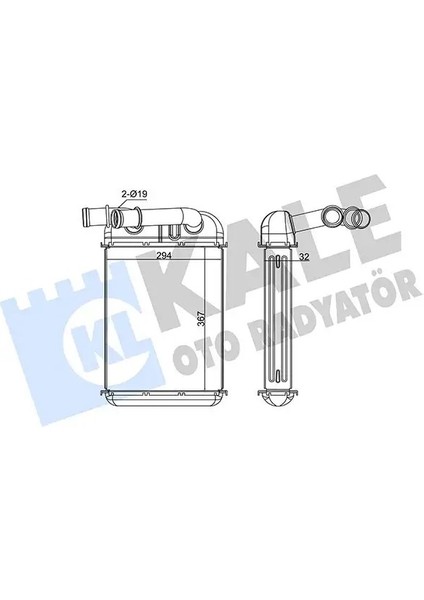 370660 Kalorifer Petegi 7L0819032A 95557207001