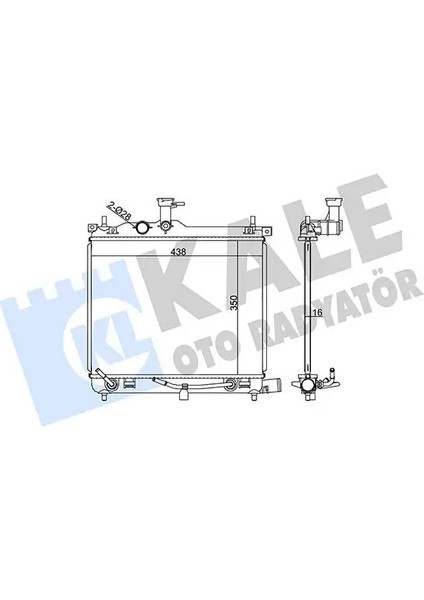 358400 Motor Radyatoru 253100X150 253100X170 253100X450