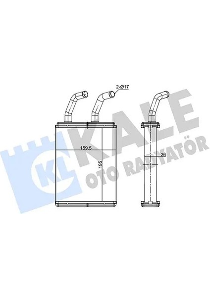 352170 Kalorifer Petegi 0K72B61A10 0K72B61A10A