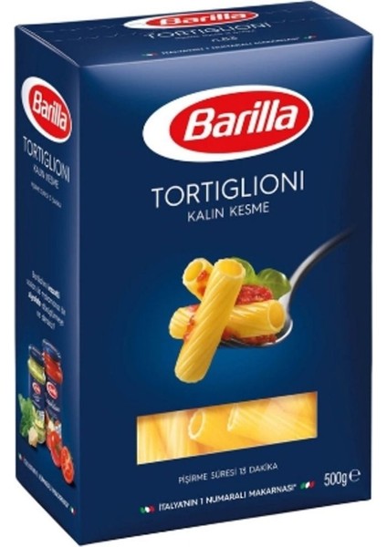 Tortiglioni (Kalın Kesme) Makarna 500 gr x 9 Adet indirimleri