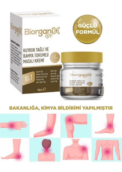 Biorgani Masaj Yağı 100 ml fiyatları