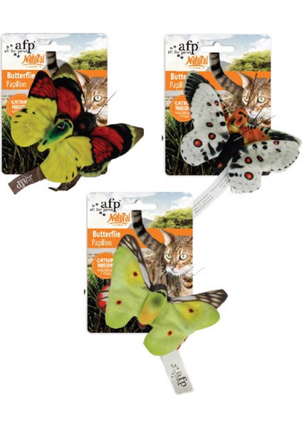 Techmrt Afp Natural Instincts- Peluş Kelebek Kedi Oyuncağı