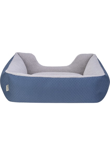 Techmrt Pet Comfort Echo Köpek Yatağı Mavi/gri Peluş M 80X65CM modelleri