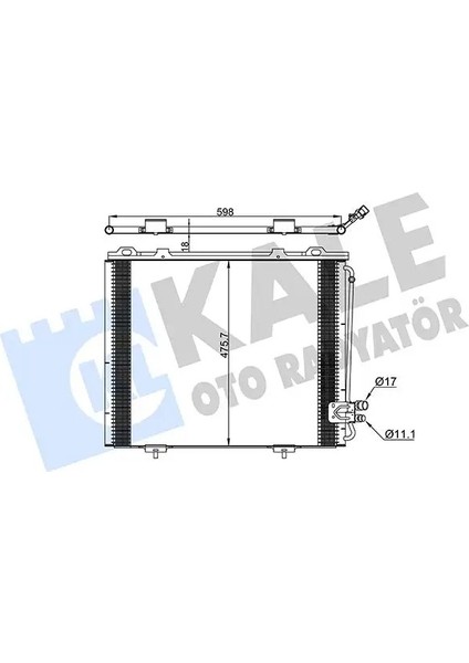 381300 Klima Radyatoru A2108300270 A2108300570