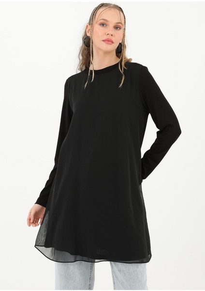 Kadın Balıkçı Yaka Tül Detaylı Bluz indirimleri