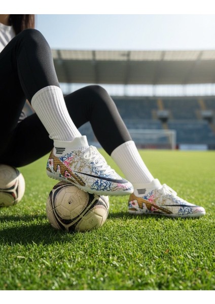 Laliga Çoraplı Çim ve Halı Saha Futbol Ayakkabısı