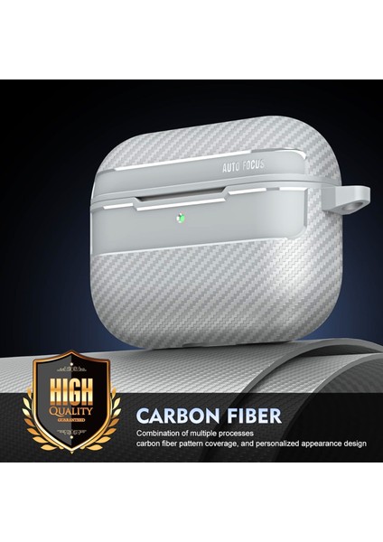 Pro 3. Nesil Uyumlu Karbon Fiber Hybrid Polymer Technology Premium Kulaklık Kılıfı fırsatları