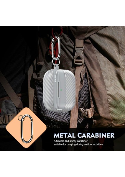 Pro 3. Nesil Uyumlu Karbon Fiber Hybrid Polymer Technology Premium Kulaklık Kılıfı