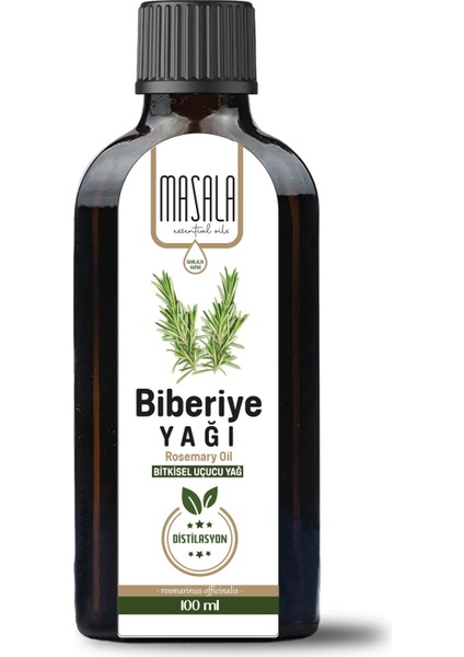 Saf Biberiye (Kuşdili) Yağı 100 ml