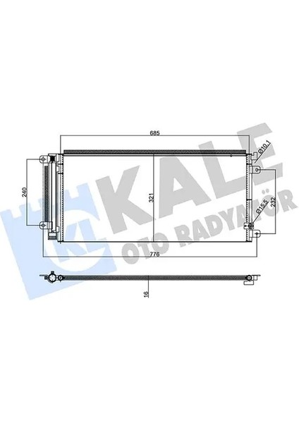 358090 Klima Radyatoru 80100TBCA01