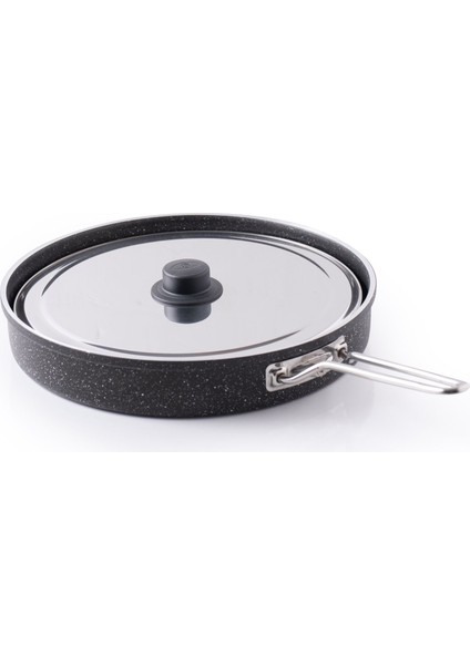 Granit Derin Balık Tavası Gözleme Tava 32 cm