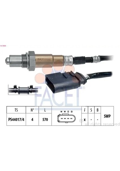 107600 Oksijen Sensoru 032906265G 036906262D