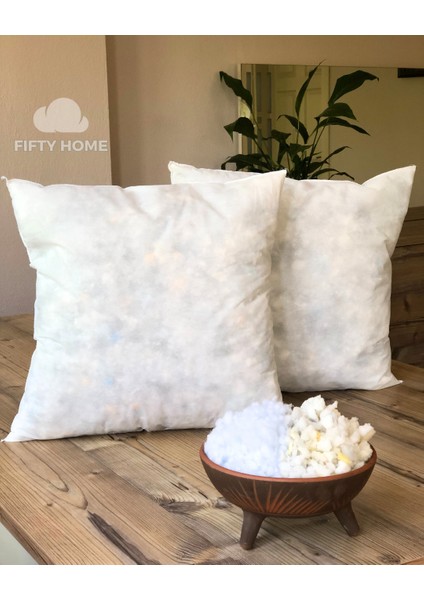 2 Adet Kırlent Iç Yastık - 8 Farklı Ebat - Dolgusu 50% Boncuk Silikon/50% Kırpık Sünger modelleri