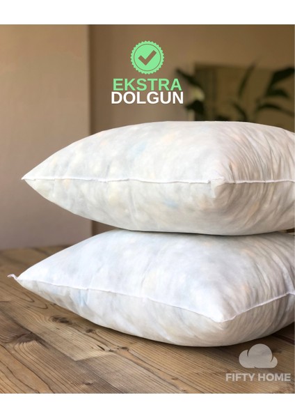 2 Adet Kırlent Iç Yastık - 8 Farklı Ebat - Dolgusu 50% Boncuk Silikon/50% Kırpık Sünger fırsatları