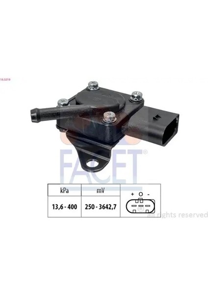 103319 Egzoz Basinc Sensoru 13627808013 137437 2507437