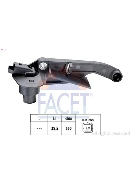 90177 Krank Sensoru 138301 19205T 9625423880