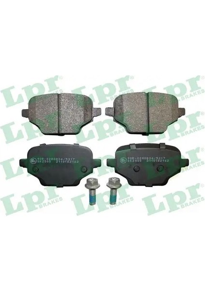 05P2162 Arka Fren Balatasi 1635254980 39166045 SU001A8852