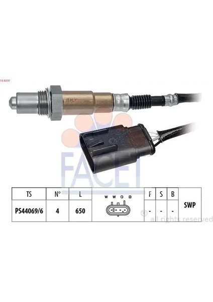 108207 Oksijen Sensoru 1846118 55220254 55246661