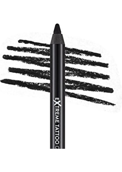 Extreme Tattoo Jel Göz Kalemi Siyah Suya Dayanıklı ve Kolay Uygulama 006 ONYX fırsatları