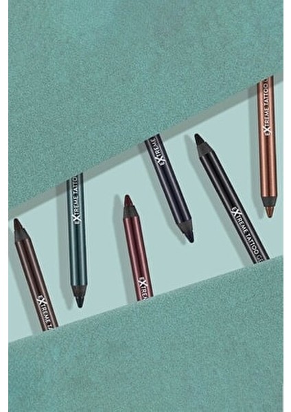 Extreme Tattoo Jel Göz Kalemi Siyah Suya Dayanıklı ve Kolay Uygulama 006 ONYX