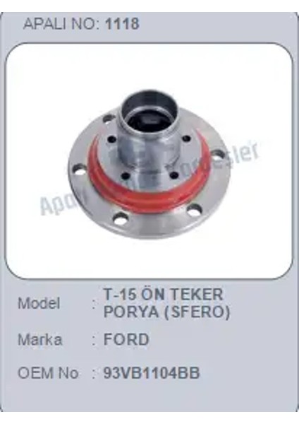 1118 On Poyra 93VB1104BB (2 Adet Fiyatıdır)