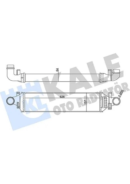 352020 Turbo Radyatoru 144615DC0A 2465000900 A144615DC0A