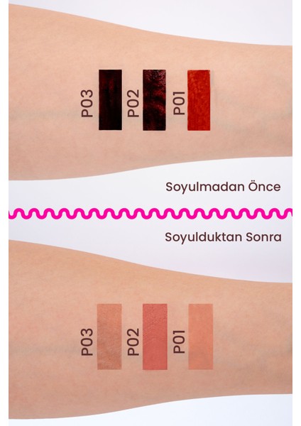 Soyulabilir Dudak Kalemi - Peel-Off Lip Tattoo, P01 modelleri