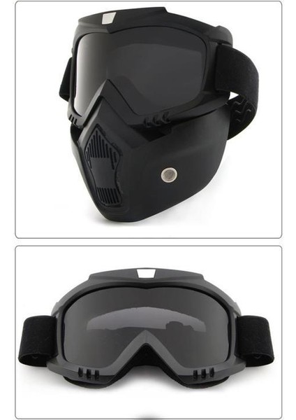 Jet Kask Maskesi Siyah