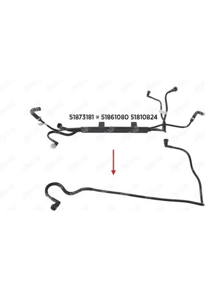 14615 Yakit Borusu 51810824 51861080 51873181