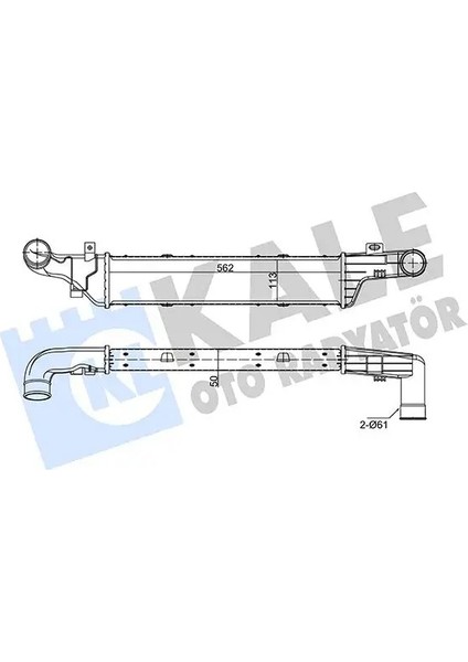 348890 Turbo Radyatoru A2105000500 A2105001200 A2105001800