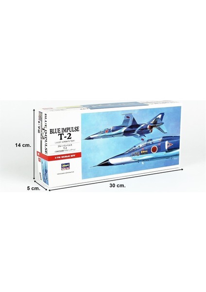 C5 1335 1/72 Ölçek, Blue Impulse T-2, J.a.s.d.f. Gösteri Ekibi, Savaş Uçağı Plastik Model Kiti