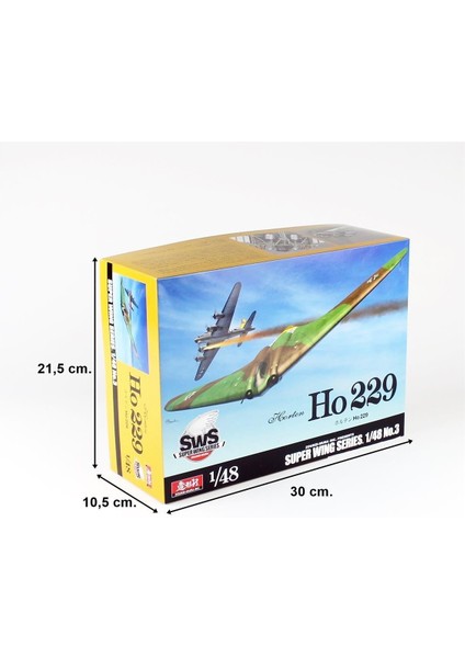 48-03 1/48 Ölçek, Horten Ho 229 Savaş Uçağı, Plastik Model Kiti