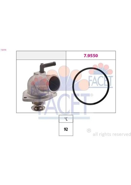 78174 Termostat 1338003 1338420 9129907