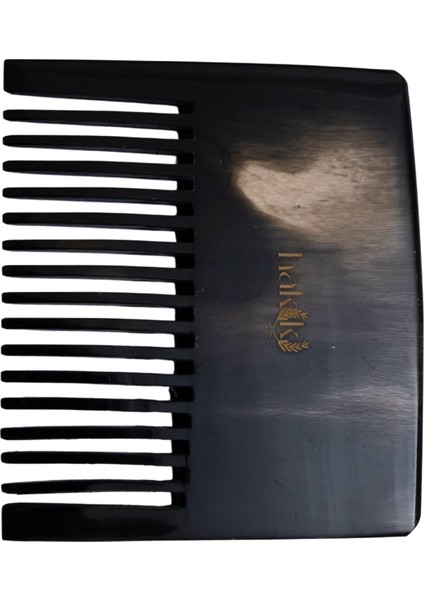 El Yapımı Kemik Tarak Geniş Dilli - Doğal ve Sağlıklı Saç Bakımı