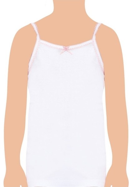 Kız Çocuk Ip Askılı Oyalı Atlet ve Emprime Slip Külot Takım 6'lı Set (12 Parça) SKC0048 - SKC0052 fiyatları