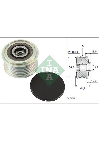 535011410 Alternator Kasnagi 7711368692 8200468131