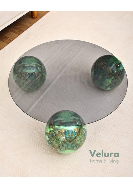 Modern Orta Sehpa & Küre Sehpa & Top Sehpa & Füme Yuvarlak Cam & Jungle modelleri