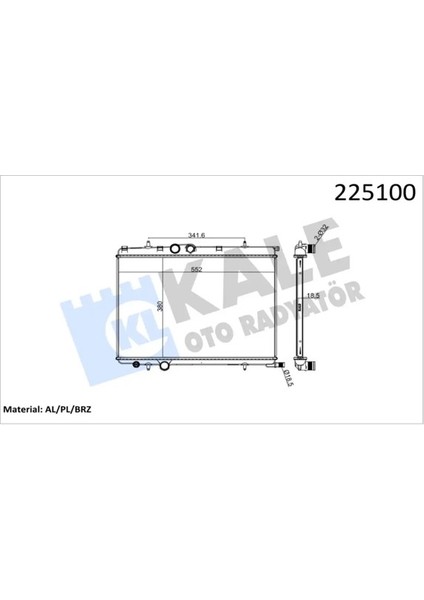 2019201AB Motor Radyatoru