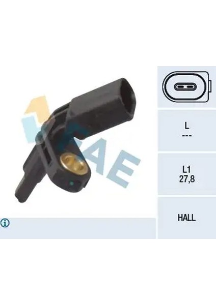 78012 Abs Sensoru 7H0927803 ALS430 WHT003857