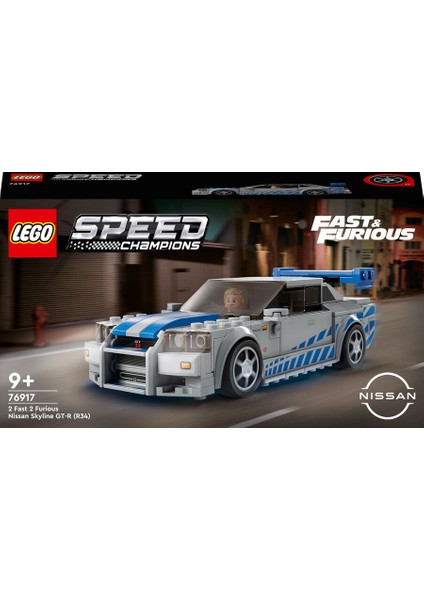 76917 Speed Champions Daha Hızlı Daha Öfkeli Nissan Skyline Gt-R (R34) modelleri