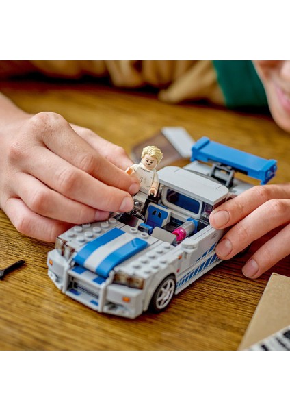 76917 Speed Champions Daha Hızlı Daha Öfkeli Nissan Skyline Gt-R (R34)