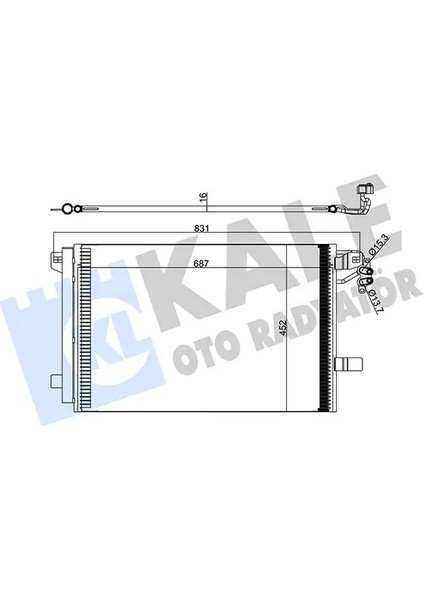 342480 Klima Radyatoru 7E0820411B 7E0820411C 7E0820411D